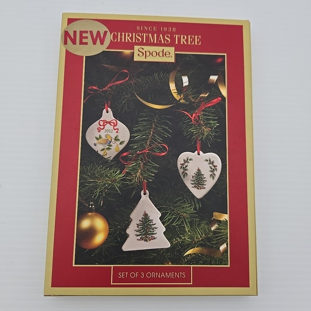 Spade Christmas Tree Set Of 3 Ornaments‎